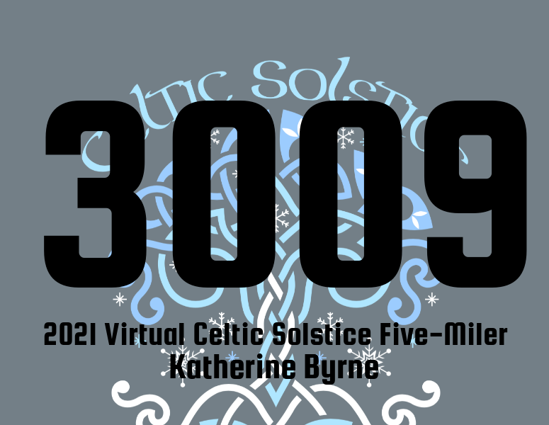 Digital Bib for 2021 Virtual Celtic Solstice FiveMiler